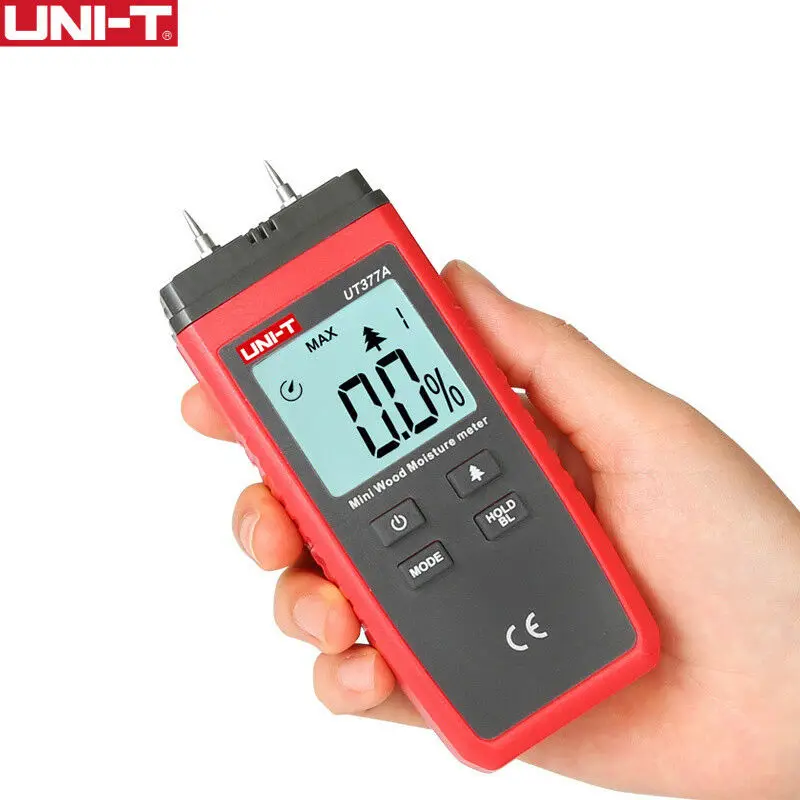 

UNI-T UT377A Wood Moisture Meter Digital Hygrometer Humidity Tester For Wood Data Hold Measurement Analysis Instruments Tools