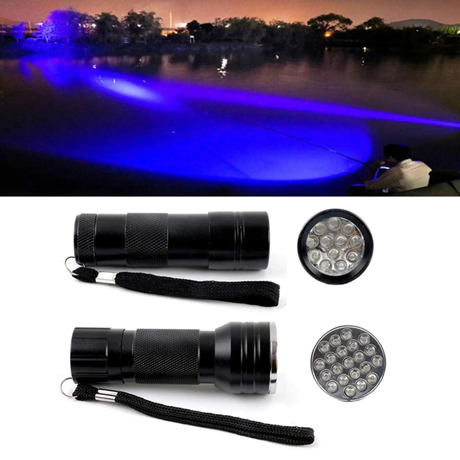 

Fly Tying UV Light Pen Blacklight Flashlight Fishing Flies Leak Detector
