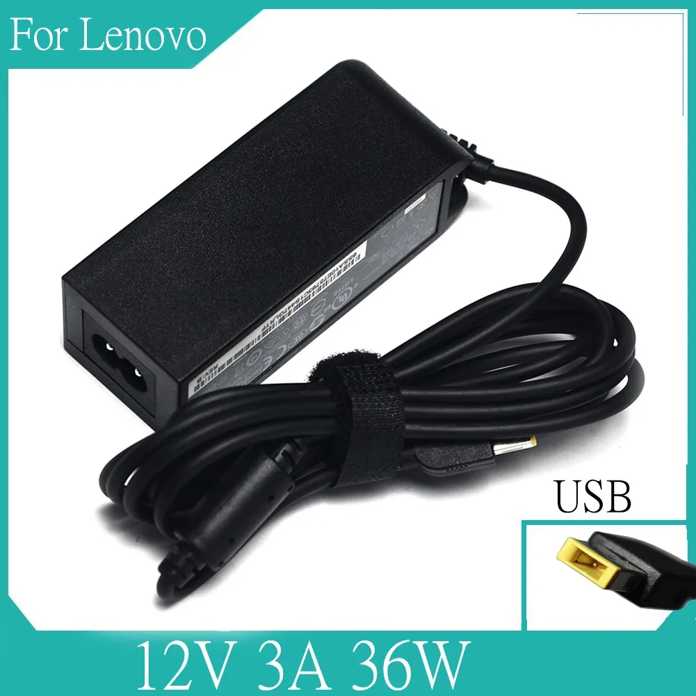 12V 3A 36W Laptop AC Power Adapter For Lenovo Tablet Charger 4X20E75063 4X20E75067 ADLX36NCC2A ADLX36NDT2A ADLX36NCT2C