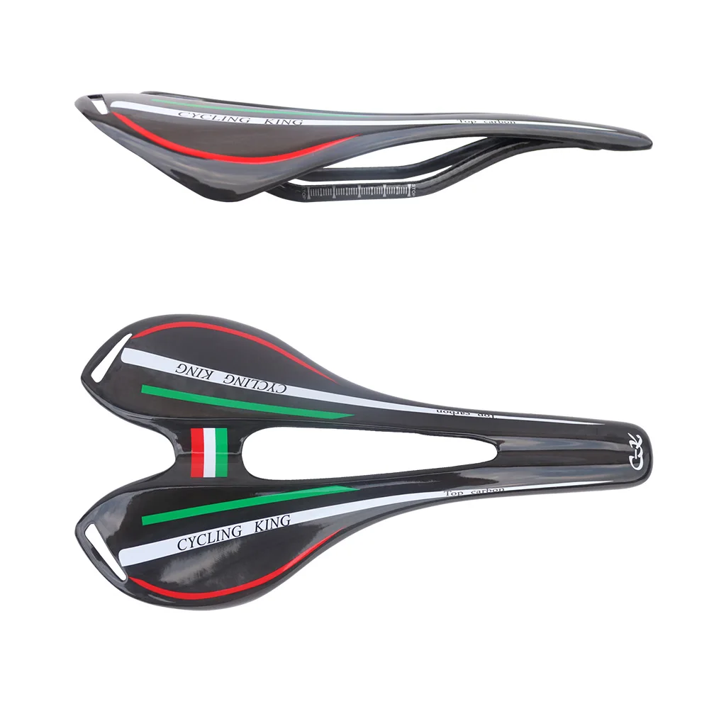 Фото Бесплатная доставка Распродажа предложение: CYCLING KING с-k Новый design15-2 Италия флаг цвета Велосипедное Сиденье полностью из углеродного материа... №4