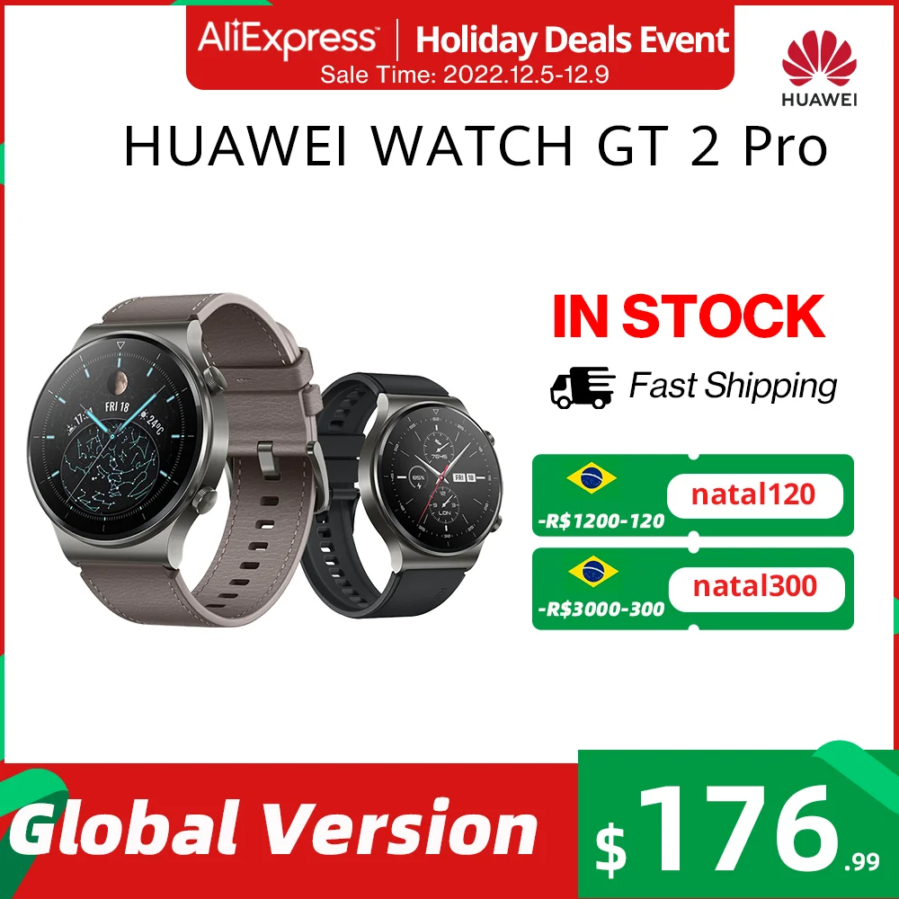 Disponibile versione globale HUAWEI Watch GT 2 pro SmartWatch 14 giorni durata della batteria GPS ricarica Wireless GT2 PRO