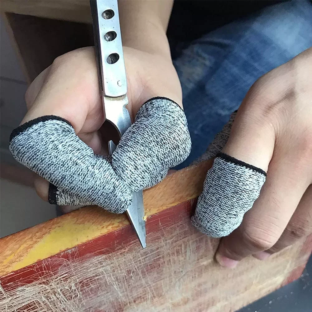 

Anti-Cut Finger Cover Finger Protector Sleeve Cover Finger Peel Fingertip Gloves Picking Finger Cover Kitchen Tools
