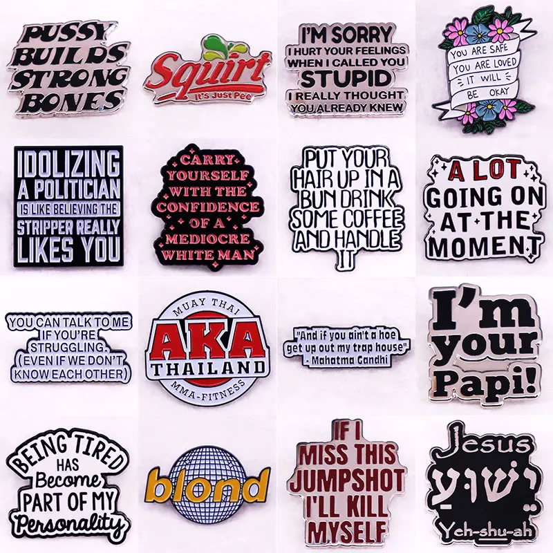 

Я ваш Папи! Эмалированная заколка, женский рюкзак, портфель, значки, модные ювелирные аксессуары