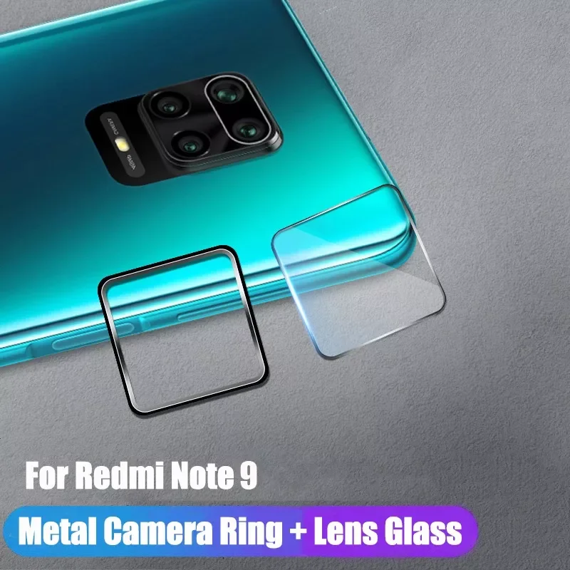 

Защитное кольцо для камеры Redmi Note 9/9s, металлическая пленка с защитой от царапин для задней панели объектива Redmi Note 9 Pro Max