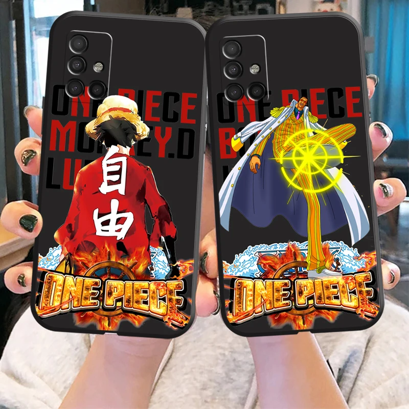 

ONE PIECE Anime Cartoon Phone Cases For Samsung A51 5G A31 A72 A21S A52 A71 A42 5G A20 A21 A22 4G A22 5G A20 A32 5G Soft Coque