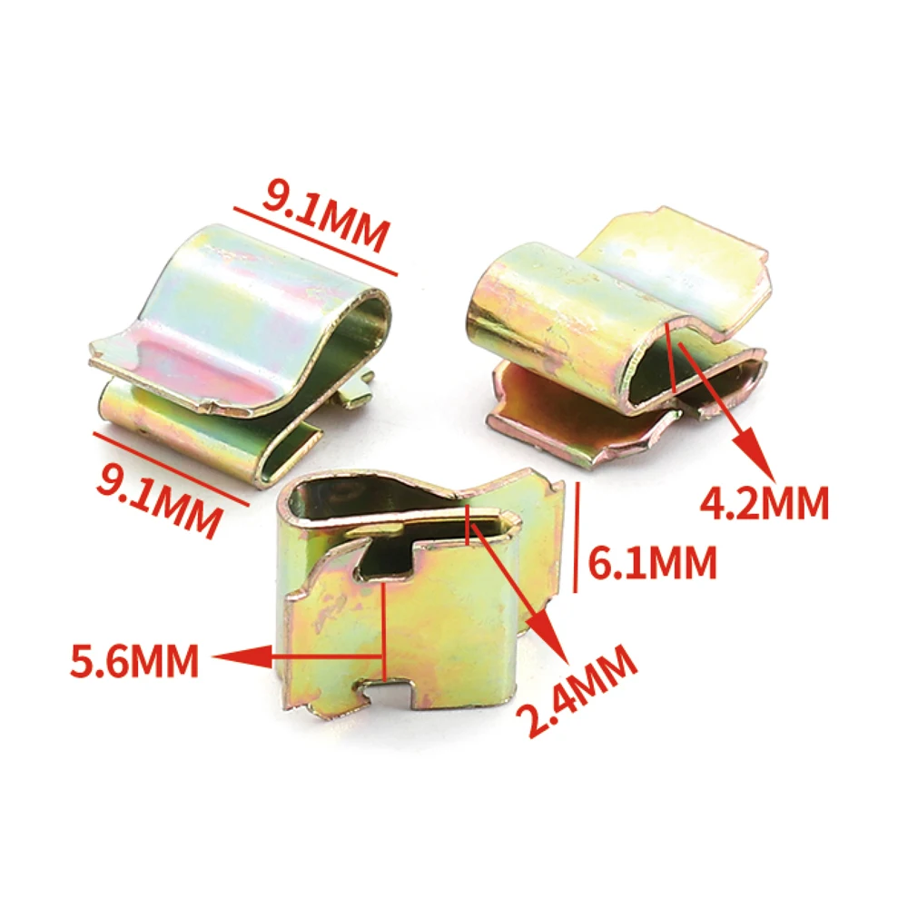 

10 шт., автомобильная консоль, приборная панель, отделка приборной панели, металлические фиксаторы для автомобиля, универсальные