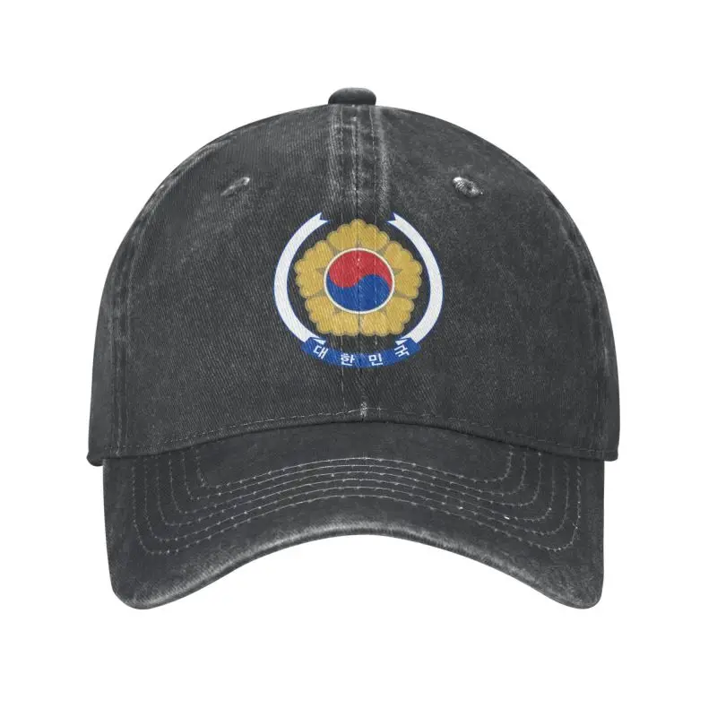 

Classic Unisex Cotton Emblem Of South Korea Baseball Cap Adult Adjustable Dad Hat for Men Women Sports