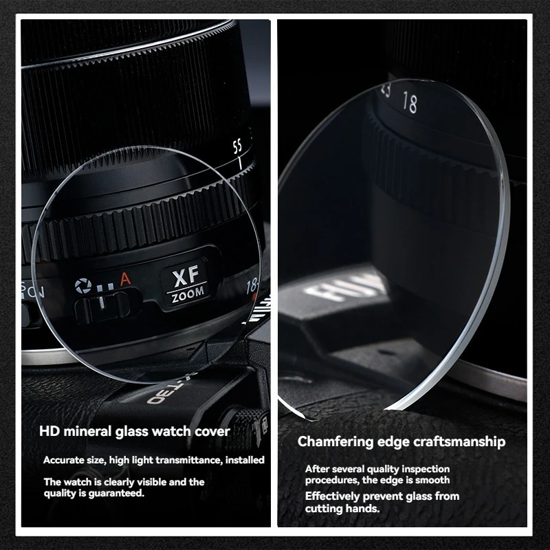 Фото Стекло для часов из минерального стекла для Armani AR5905 AR5890 AR5858 AR5860 AR5906 AR5919 AR5866, запасные части для переднего стекла часов №2