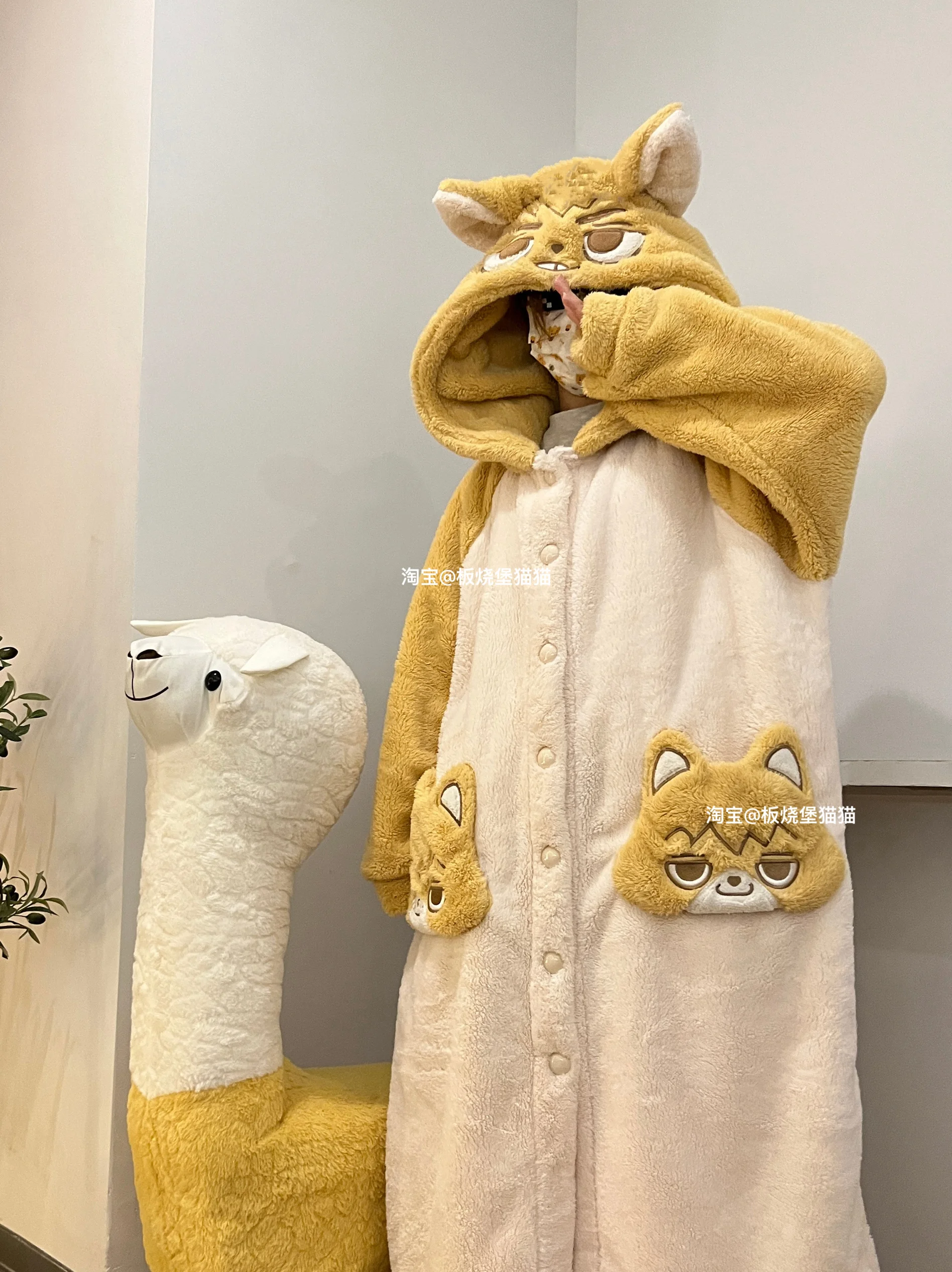 Аниме Mob Psycho 100 Reigen Arataka Косплэй ночная рубашка мультфильм пушистая ночной халат