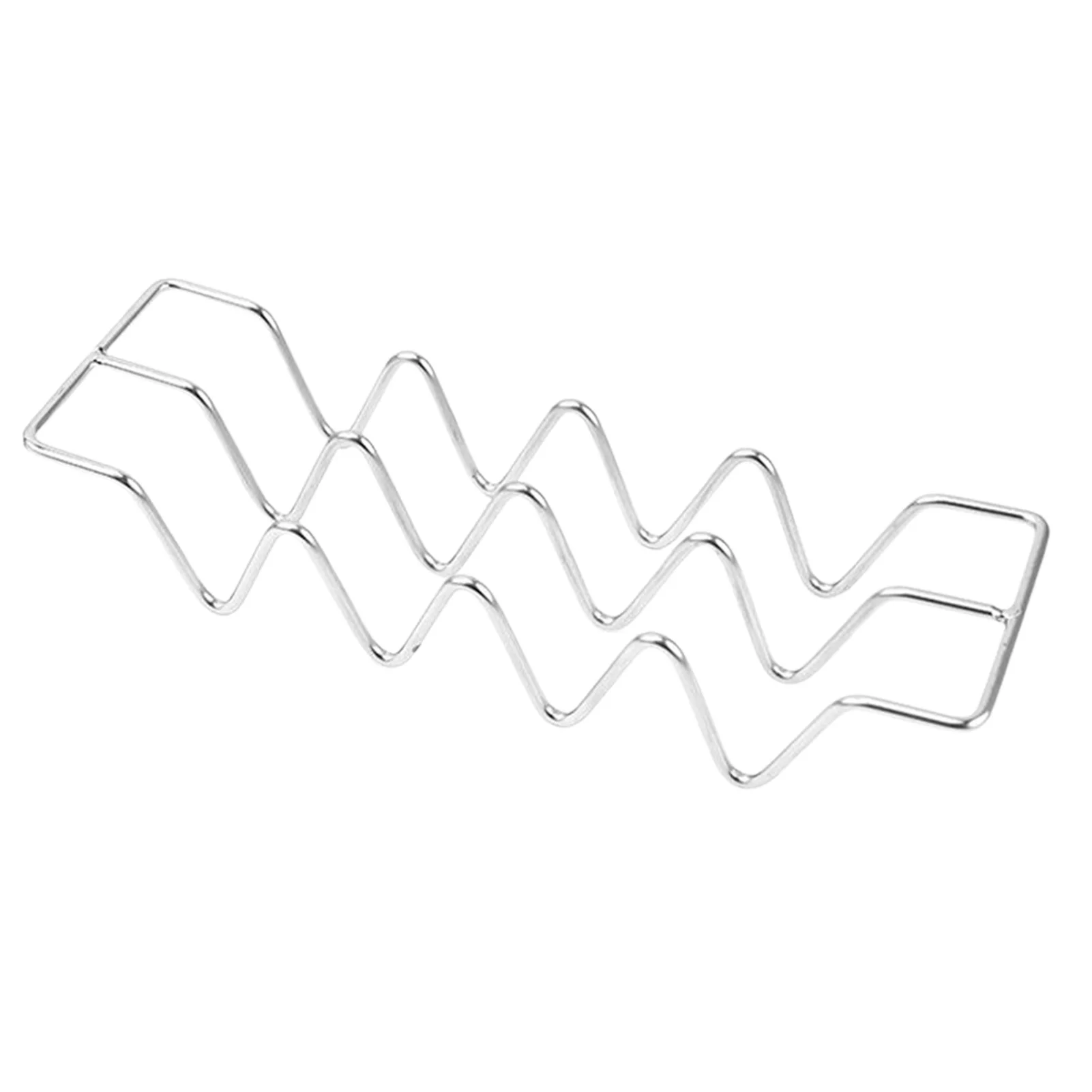 

Taco Holder Stand Stainless Steel Taco Trays W-Shaped Taco Rack Each Keeping Shells Upright