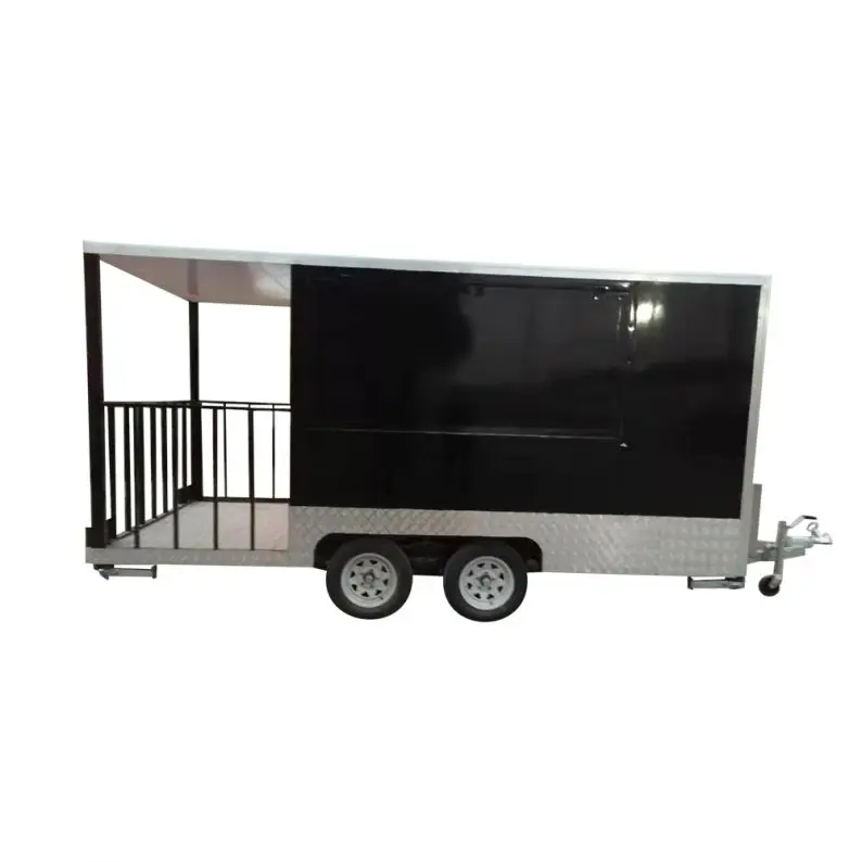 Киоск для продажи еды высокого качества уличный деревянный большой грузовик