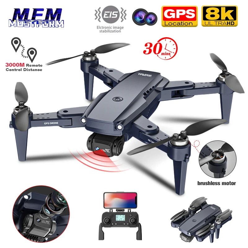 

MFM Obstacle Avoidance Drone with Camera HD 8K GPS Profesional 6K Brushless 5G FPV Long Distance Foldable Quadcopter Dron 4K RC