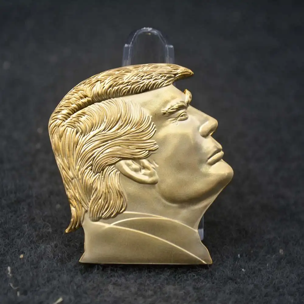 

American Patriot Coin Trump Supporter's Badge United States 45th President of America Make America Great Again Challenge Coin