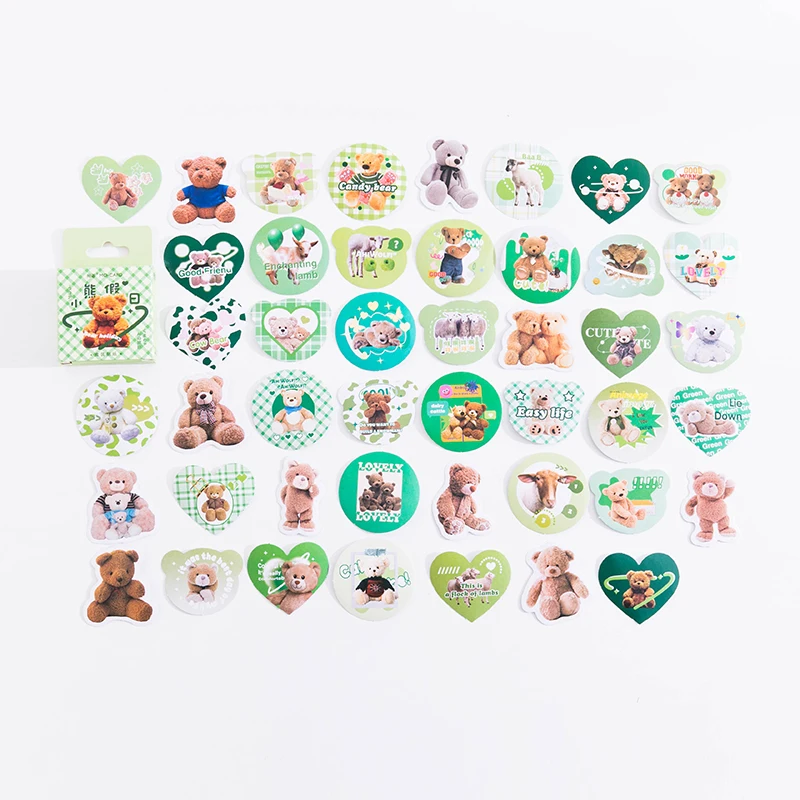 

Набор стикеров Mengtai "Милый мультяшный медведь"