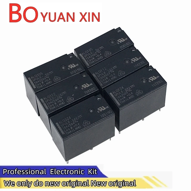 

Реле ALQ105 ALQ112 ALQ124 5pin ALQ305 ALQ312 ALQ324 4-контактное электромагнитное реле