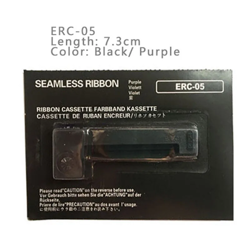 

10pcs/lot New Printer Ribbons For EP ERC-05 ERC05 erc05 erc-05 Black / Purple