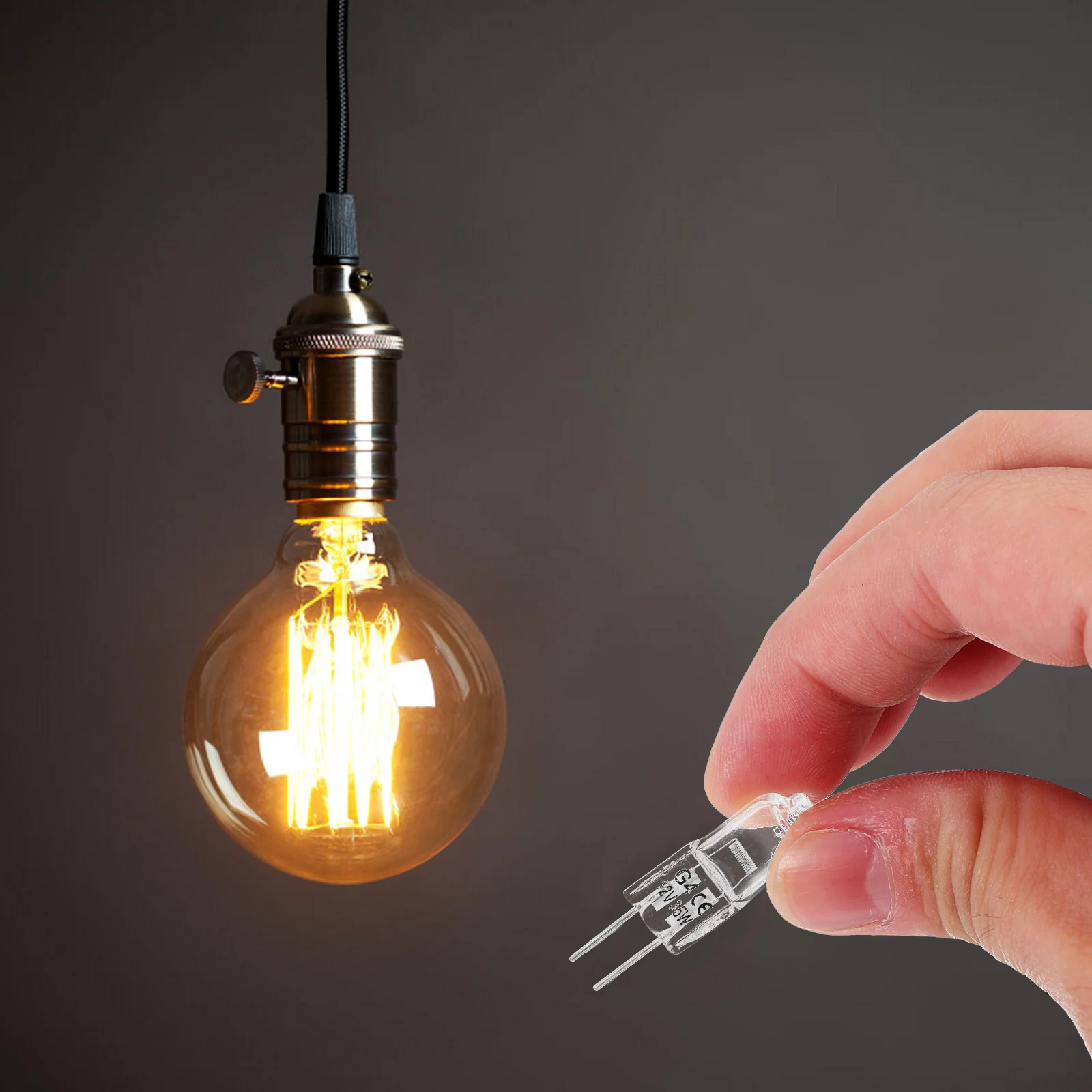 5 шт. 20 Вт 12 В 2900 К основание G4 двухконтактная хрустальная лампа галогенные лампы