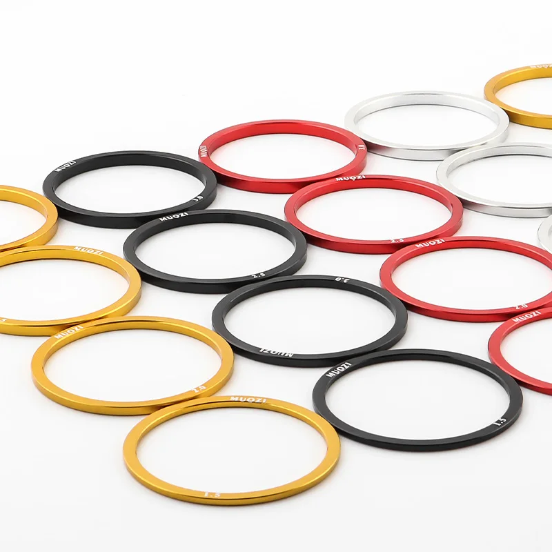 MUQZI 5 шт. шайба каретки для велосипеда 1 5/2/2 5/3 мм прокладка кассеты BB68 BB73 BB90 BB92