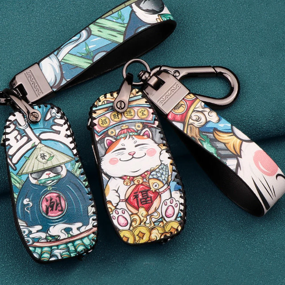

For Nissan Classic Sylphy Livina Tiida Sunny Kaichen Car Remote Control Key Bag Buckle Shell Protector Auto Accessories