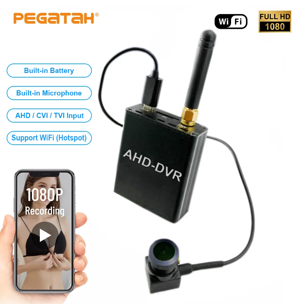 

1080P Mini Wifi DVR Camera Kits Video surveillance recorder Onvif AHD DVR P2P Video Audio DVR Recorder 128GB TF Card Slot