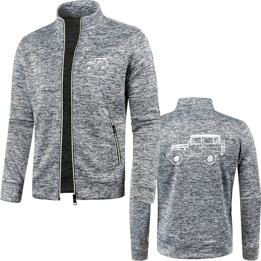 Мужские свитшоты куртки на молнии флисовый спортивный костюм Land Cruiser приключения
