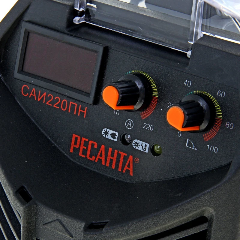 Аппарат сварочный инверторный РЕСАНТА САИ 220 ПН (Мощность 6600 Вт диаметр электрода