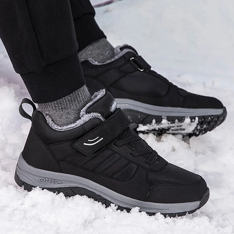 

High Quality Ankle Boot Men's Winter Boots Warm Snow Women Boots New Non-slip Men Work Casual Shoes S14020-S14042 Morliron
