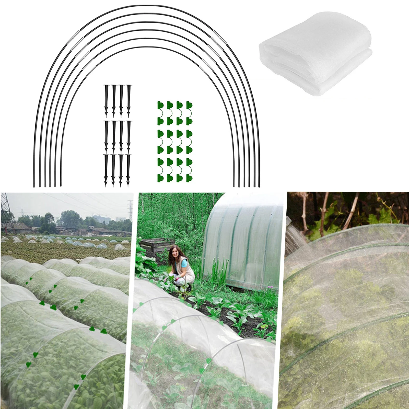 

Садовая сетка, сетка для птиц для сада, приподнятая садовая кровать с чехлом для теплицы, сетка для сада и рядов