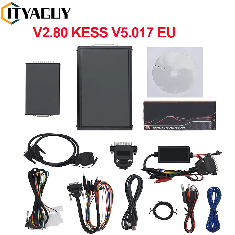 V2.80 KESS V5.017 EU Red Online KESS 5.017 OBD2 Upgrade Tuning ECU Programmer BDM Frame