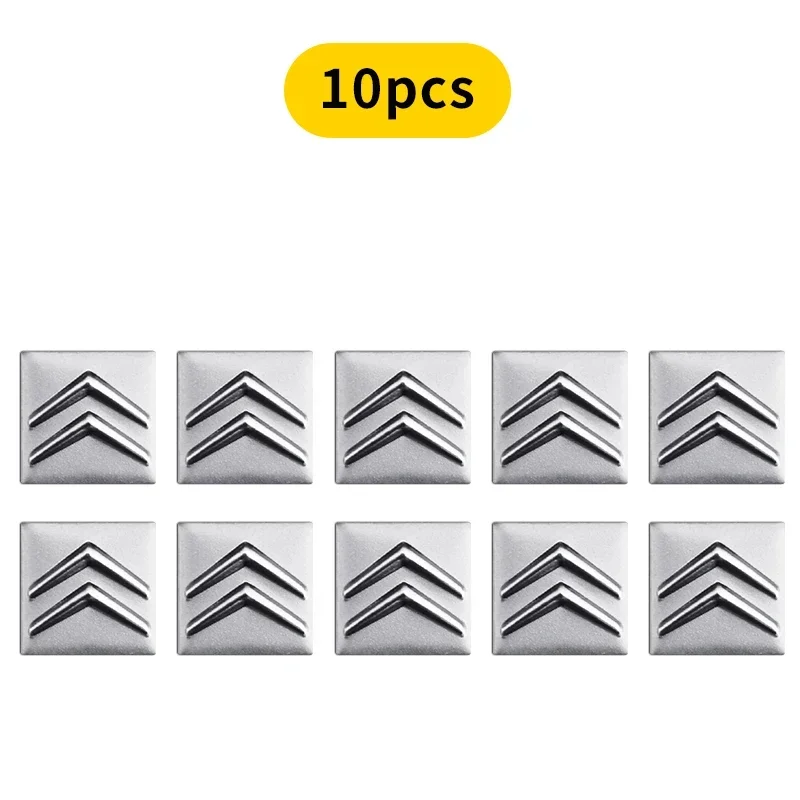 

10 шт., 16 мм, наклейки на удаленный ключ от автомобиля, эмблема, логотип, аксессуары для Citroen C4 C1 C5 C3 C6 C5 C8 DS C-ELYSEE VTS C4l Xantia DS3 Xsara