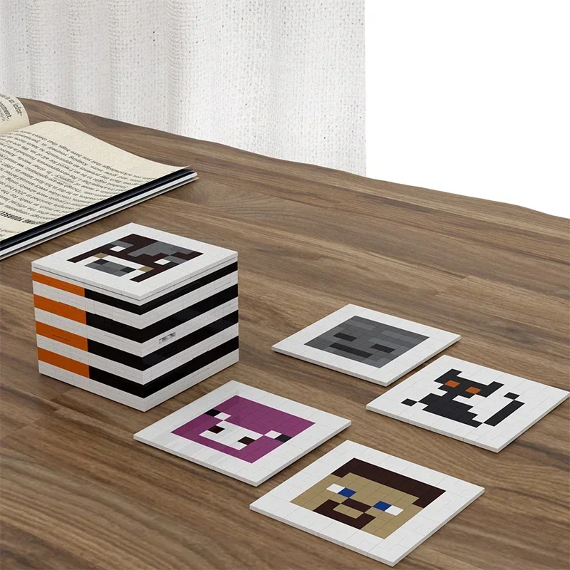 Коробка для расшифрования интеллекта цветные волшебные строительные блоки