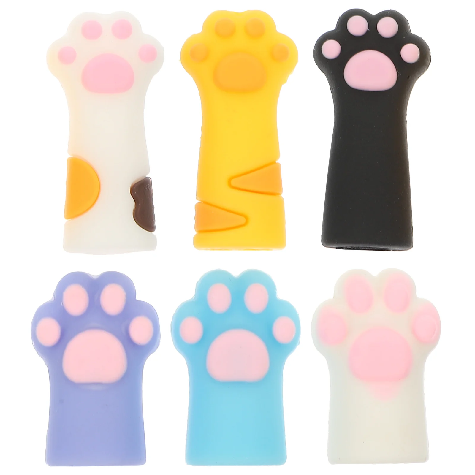 

Toppers Eraser Erasers Siliconecap Covers Caps Cat Supplies Animal Protector Pen Cartoon School Claw Tip Extenders Cute Lids