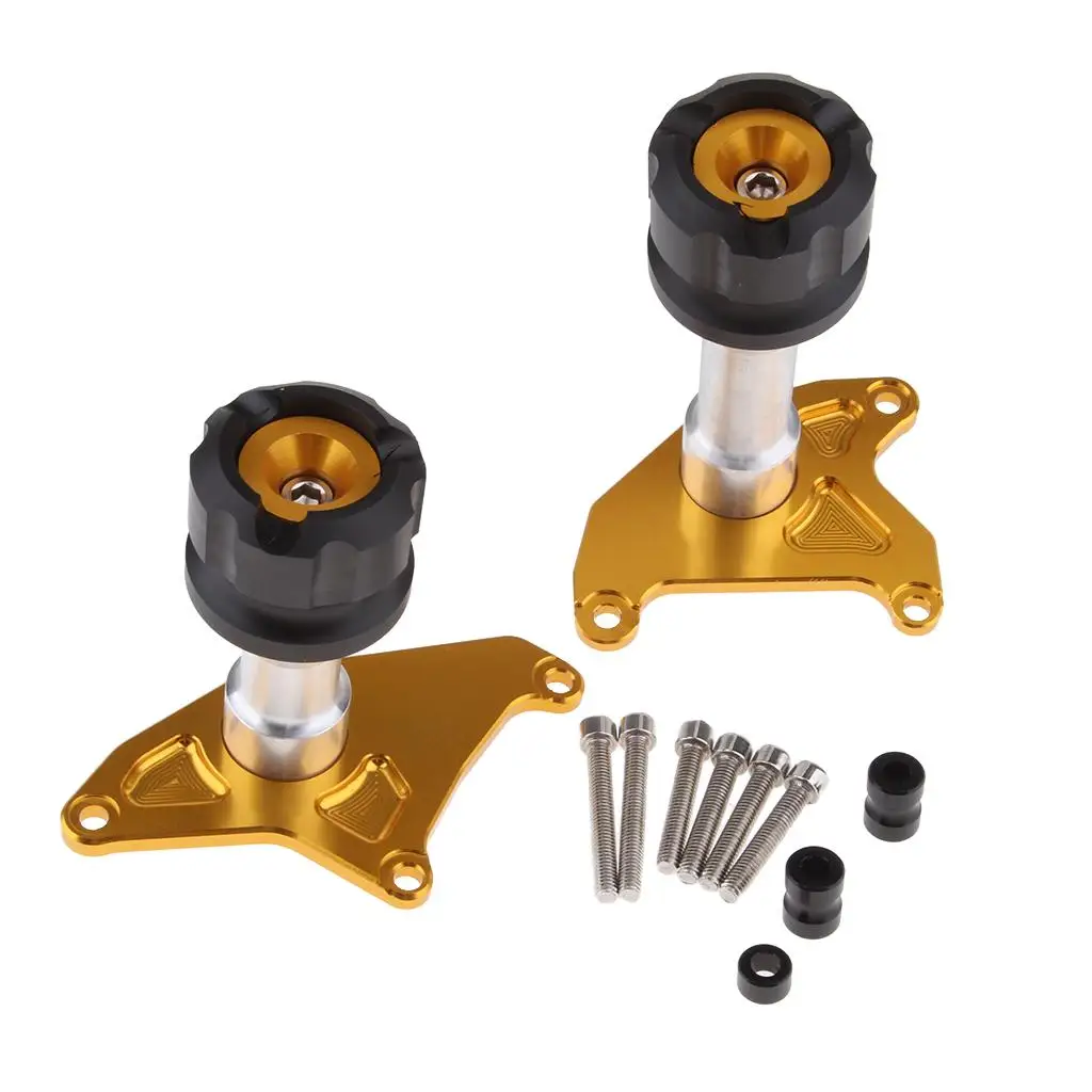 

2 комплекта защитный ползунок для Honda Grom MSX125 золотистый/черный