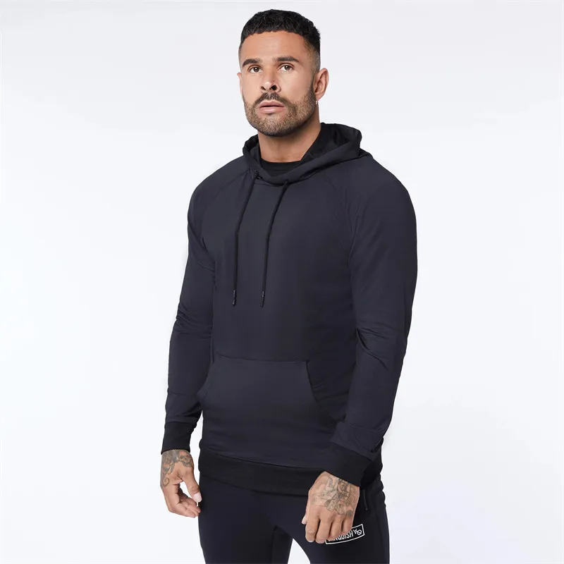 

Джоггеры, осенний мужской спортивный костюм, хлопковая толстовка, Спортивная повседневная толстовка, брюки, комплект из двух предметов, спо...