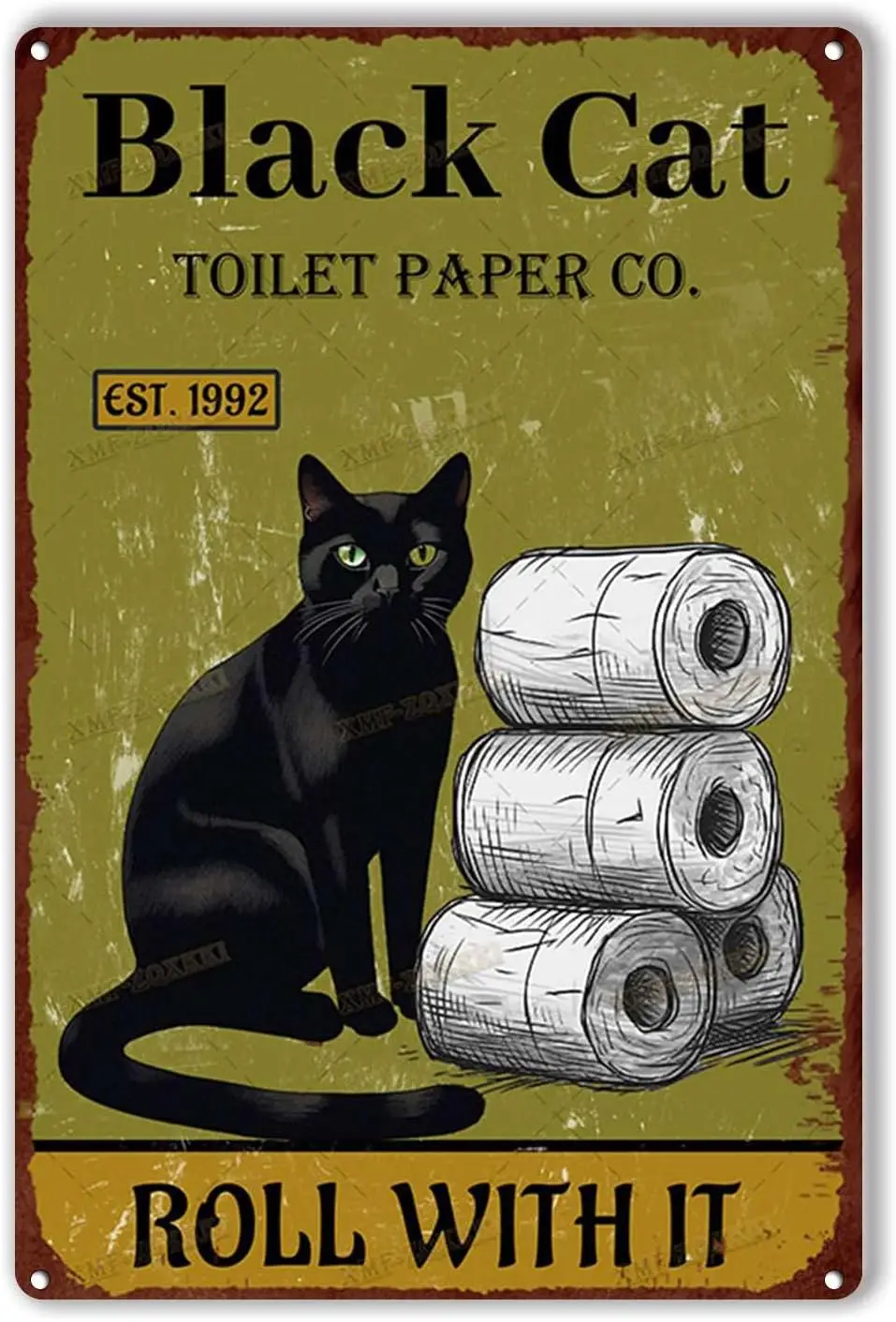 

Металлическая вывеска TSEZLOJH Toilet Paper Co