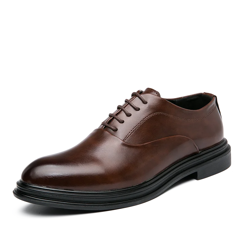 

DAFENP Fashion Men Party Formal Shoes Men's Leather Shoes Stylish Dress Shoes For Man Wedding Shoes Casual Business Shoes 38-46