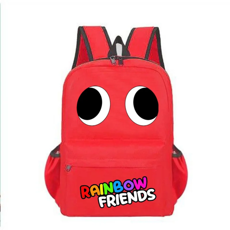 

Радужный школьный ранец для друзей, студенческий рюкзак, Радужный окружающий рюкзак для друзей, цветной школьный портфель, детские игрушки, подарки