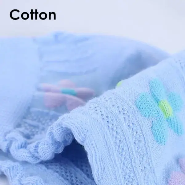 Yasuk All Season Women's Fashion Soft Print Flower All-Match Lovely Girl Casual Comfortable Socks 5Pcs Cotton