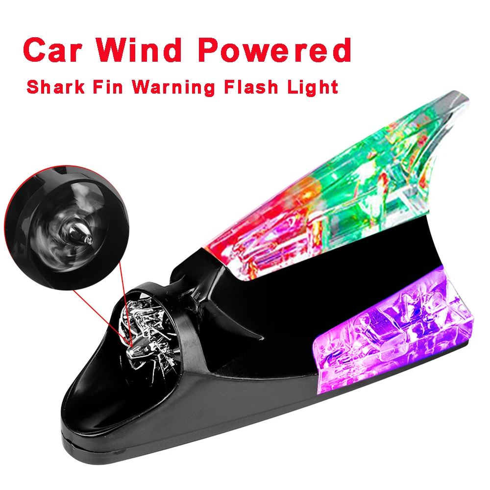 

Автомобильная ветровая мощность, искусственная лампа в форме плавника акулы, искусственная лампа для защиты от столкновений, Универсальна...