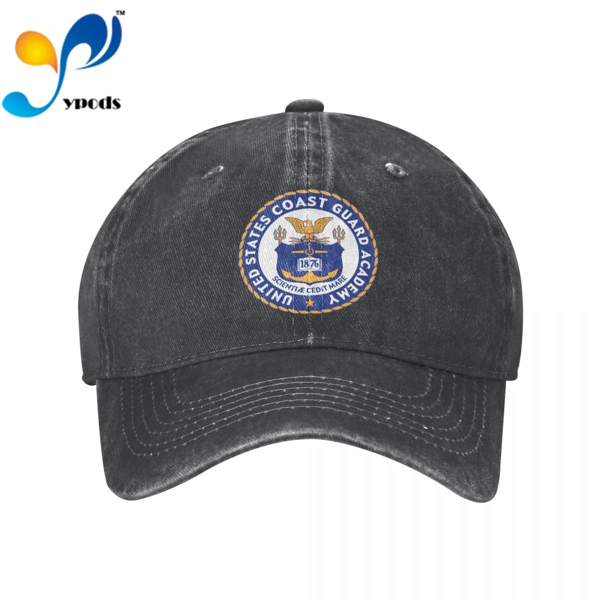 

United States Coast Guard Academy Unisex Baseball Cap Men Women Snapback Hat Dad Hat Summer Sun Cap for Men and Women Hats