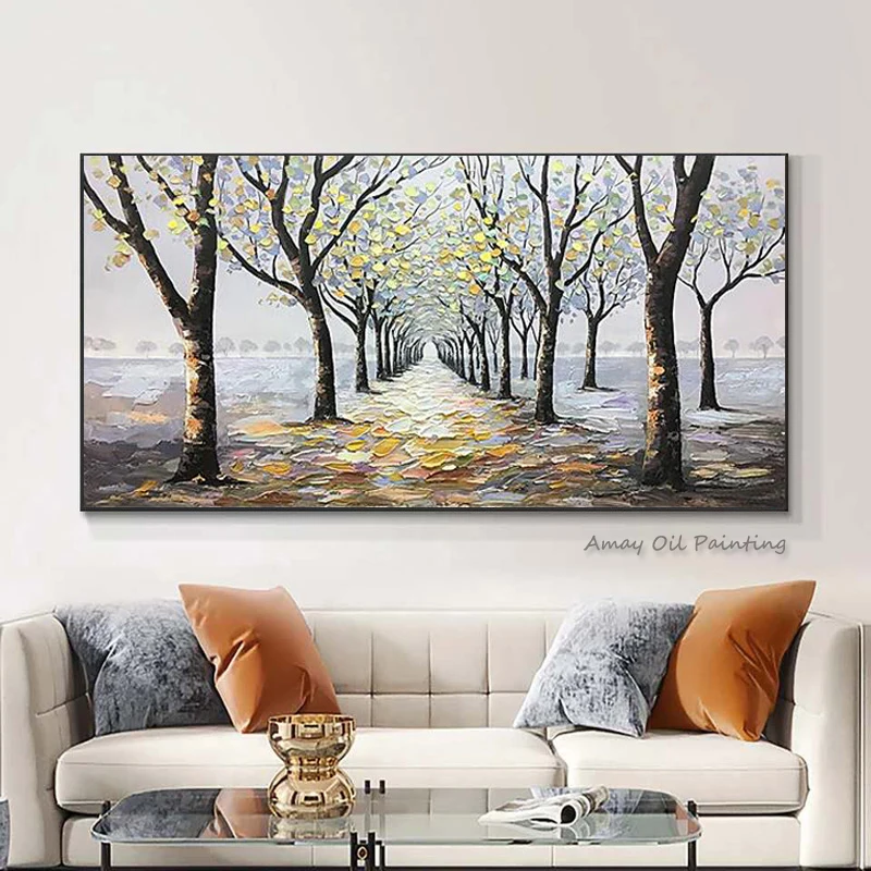 Картина маслом &quotДеревья&quot Noom