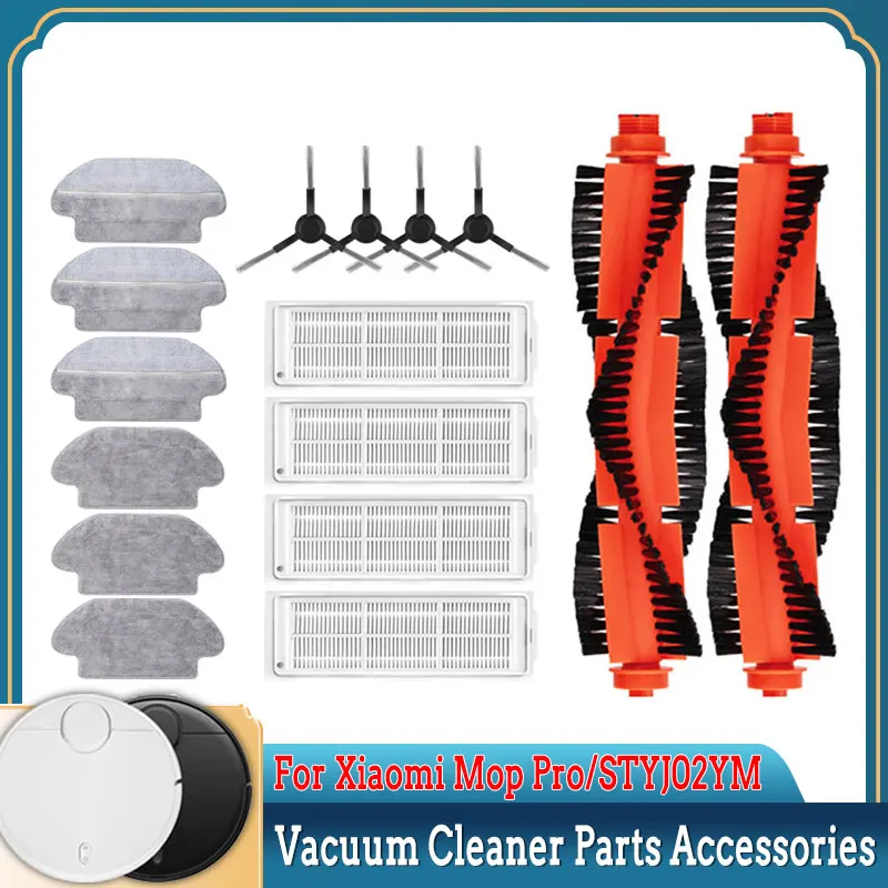 

HEPA Filter Mop Cloth For Xiaomi Mi Robot Vacuum Mop Pro STYJ02YM Robot Vacuum Cleaner Accessories Mijia Main Side Brush Parts