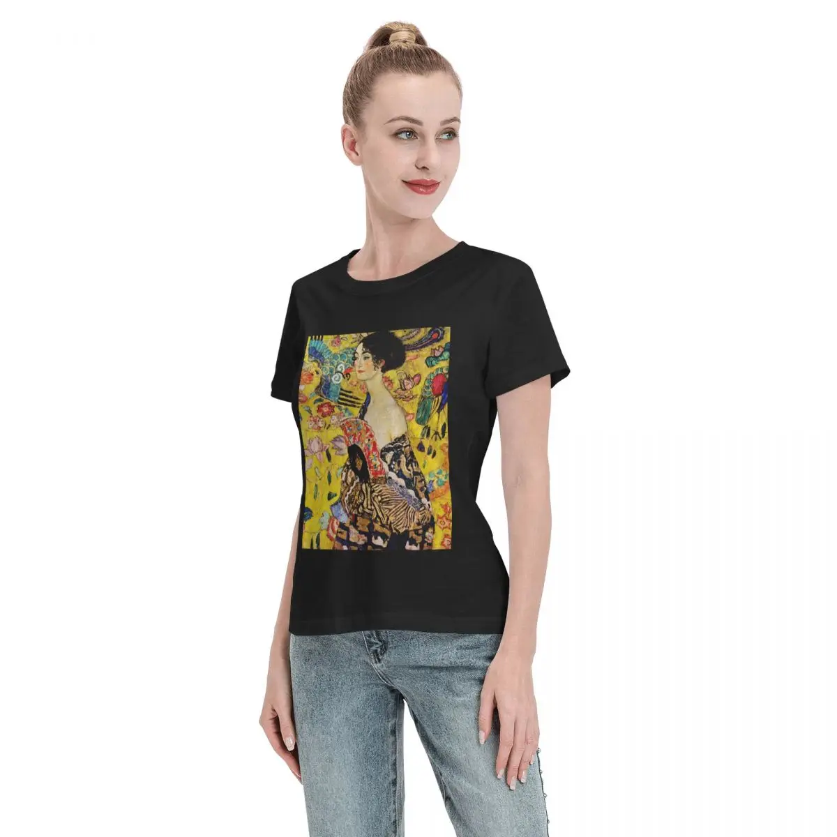 Женская футболка с фанатом Густава Климта современная модная высокого качества