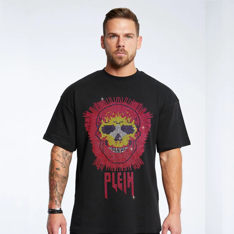 

Футболка мужская с коротким рукавом и принтом, в стиле хип-хоп