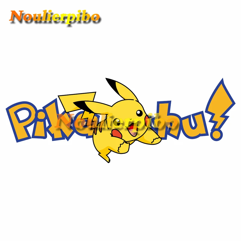 Красивая аниме-наклейка на автомобиль Pokemon с принтом в стиле Пикачу ПВХ украшение