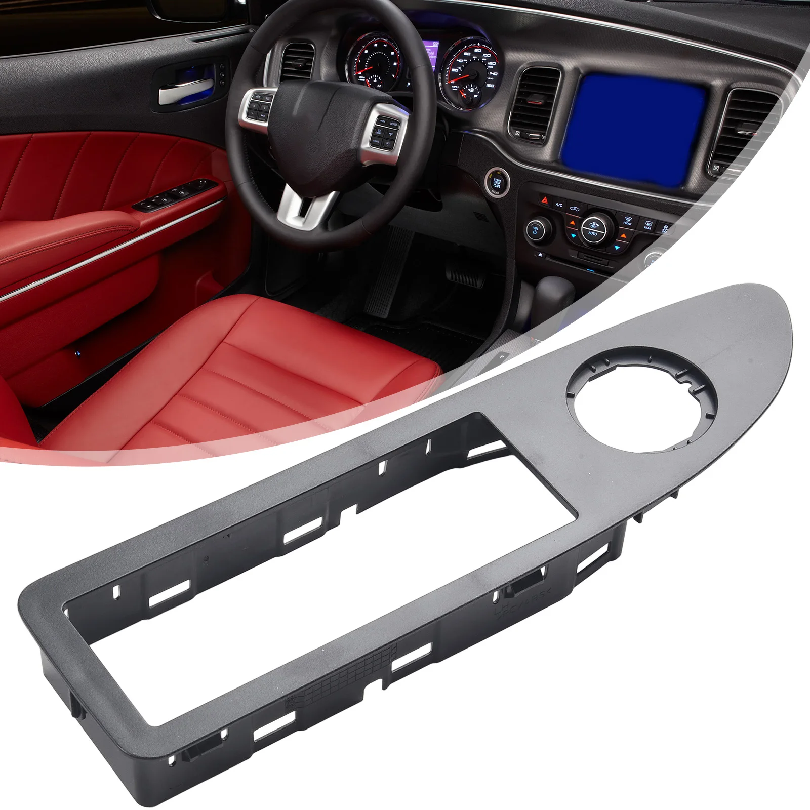 

Car Left Driver Glass Switch Bezel For Chrysler For Dodge For Avenger 2011-2014 Interior Door Panel Window Switch Bezel