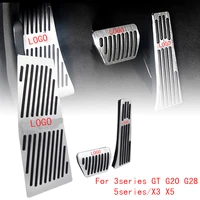 for f30 f35 f80 g20 g28 3 series f10 5series7series x3 x4 z4 2012 2020 foot rest pedal pads gas refit sticker accelerator