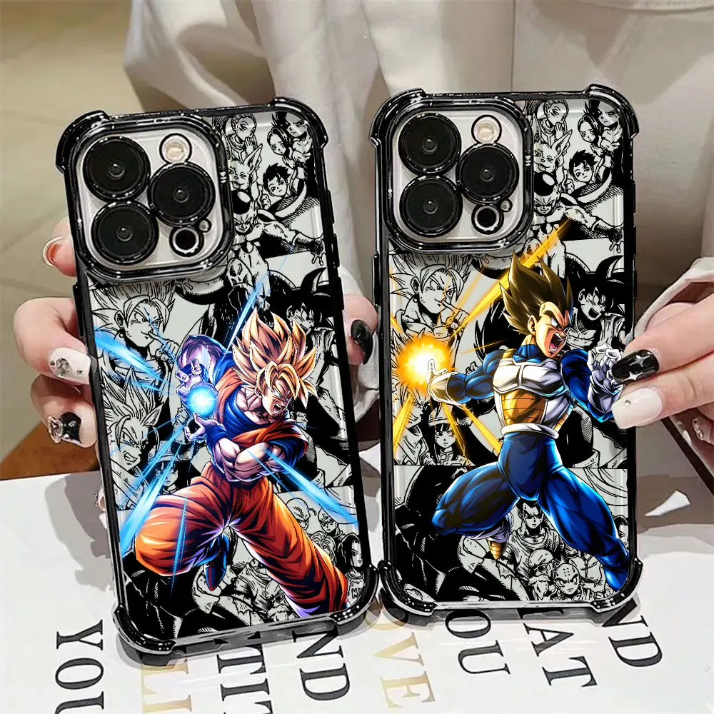 Фото Чехол для телефона с изображением аниме персонажей Goku, Vegeta, Frieza для Huawei Honor X6d, 600, x8d, X5c, X7d, Magic7, Play10, 400, X9d, X6c Pro Lite 4G 5G, защита от падений №2