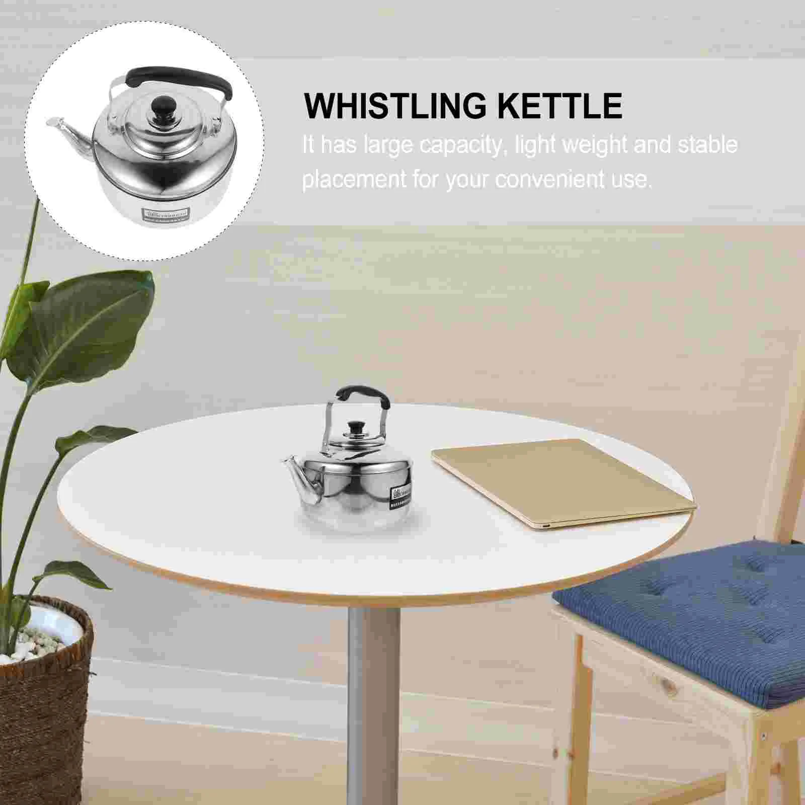 

Kettle Tea Teapot Whistlingsteel Stainless Stovetop Pot Coffeestove Electric Boiling Gas Hot Polished Camping Kettles