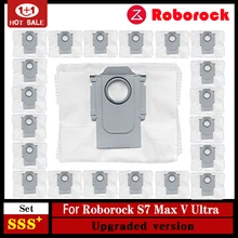 Roborock S7 MaxV Ultra Dust Bag Accessories bag For Xiaomi S7 pro ultra S7 MaxV Plus Main Brush Robot Vacuum Cleaner Parts